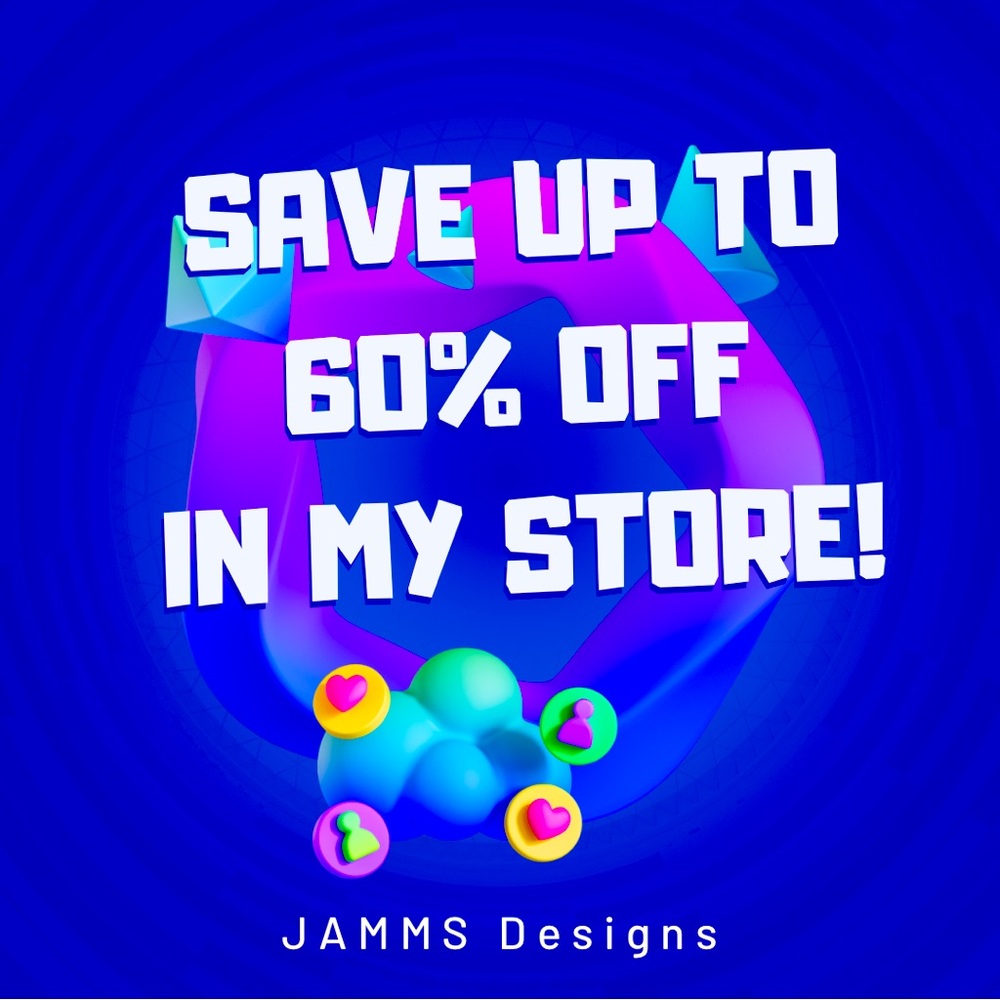 SAVE UP TO 60% OFF RETAIL